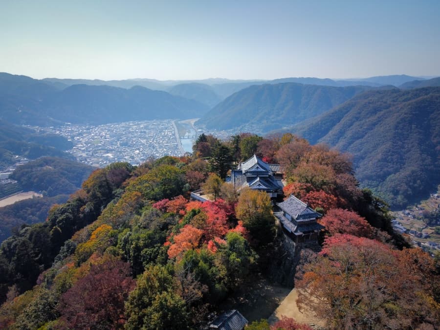 Bitchu Matsuyama Castle drone