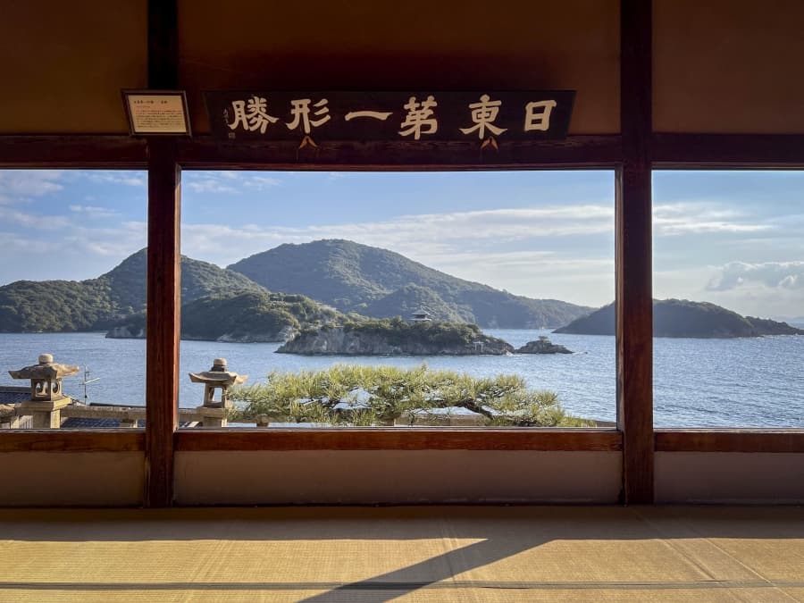 Tomonoura Fukuzenji Temple view