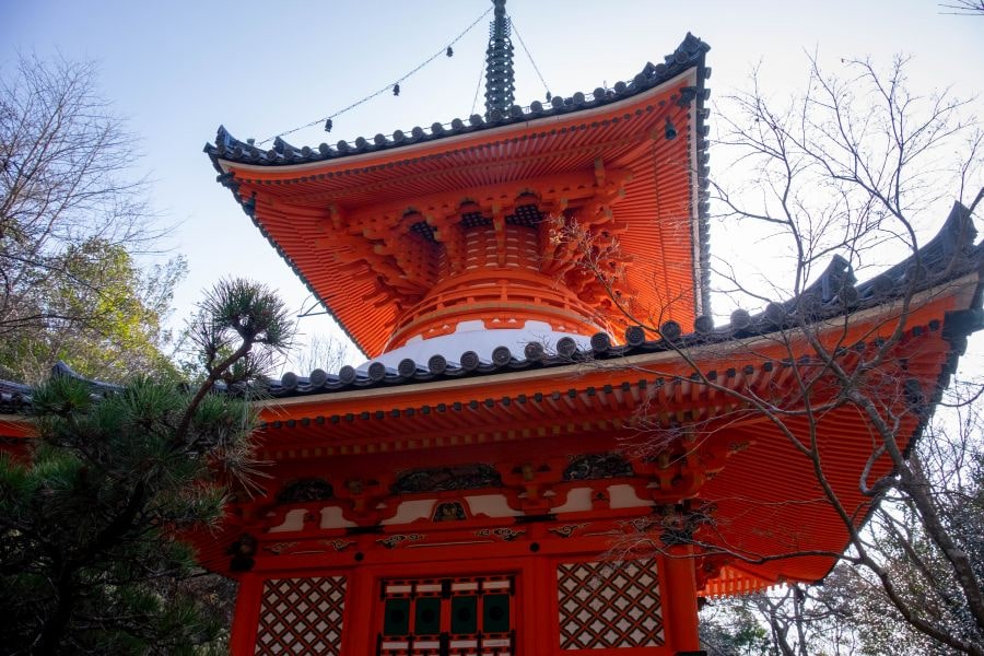 Hiroshima Mitaki-dera Temple pagoda