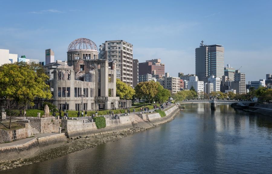 Hiroshima with A-bomb dome