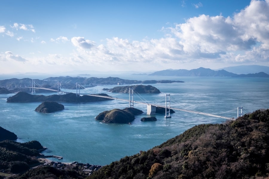 Mt. Kiro Shimanami Kurushima bridge