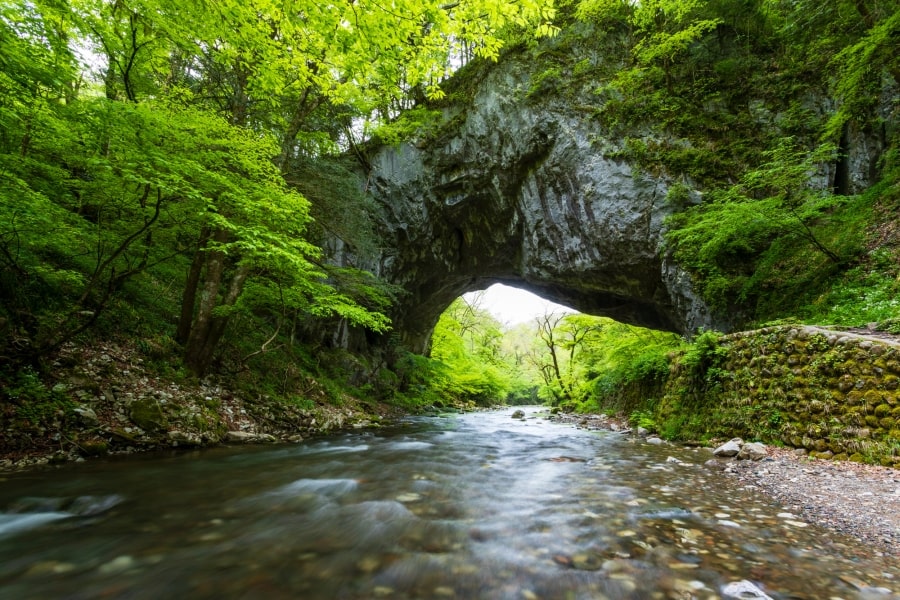 Shobara Taishaku Gorge Onbashi rock arch