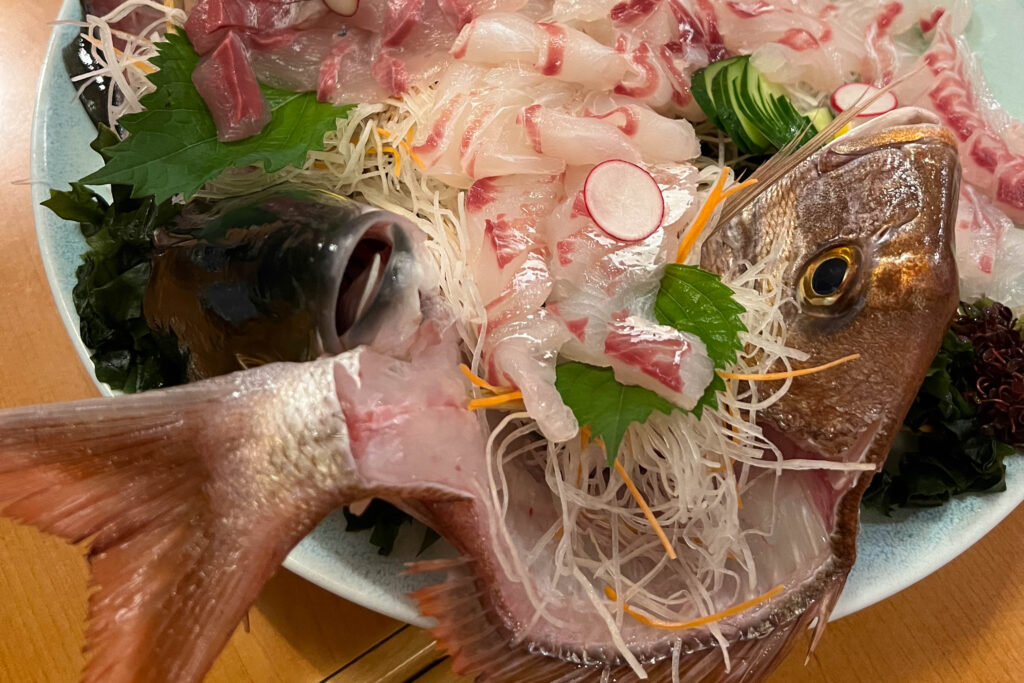 Kure Takahashi restaurant sashimi