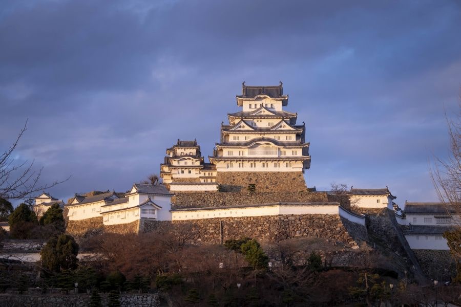 Himeji Castle in winter