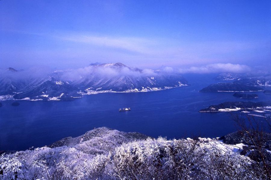 Maizuru Bay in winter